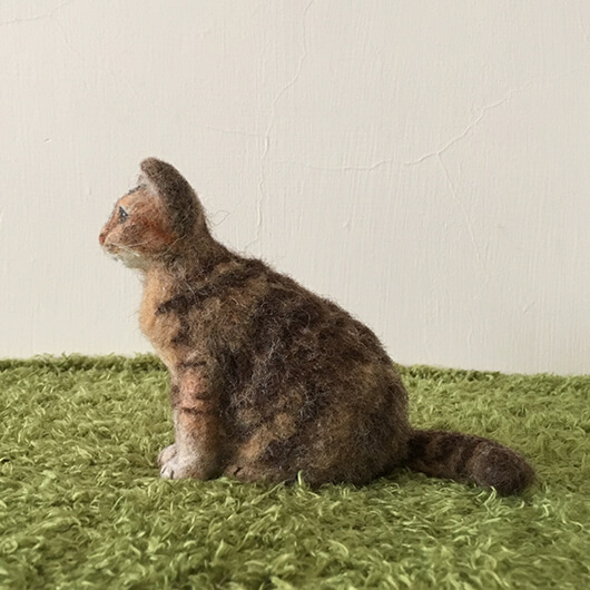 羊毛氈貓貓擺飾-養了20年的情感