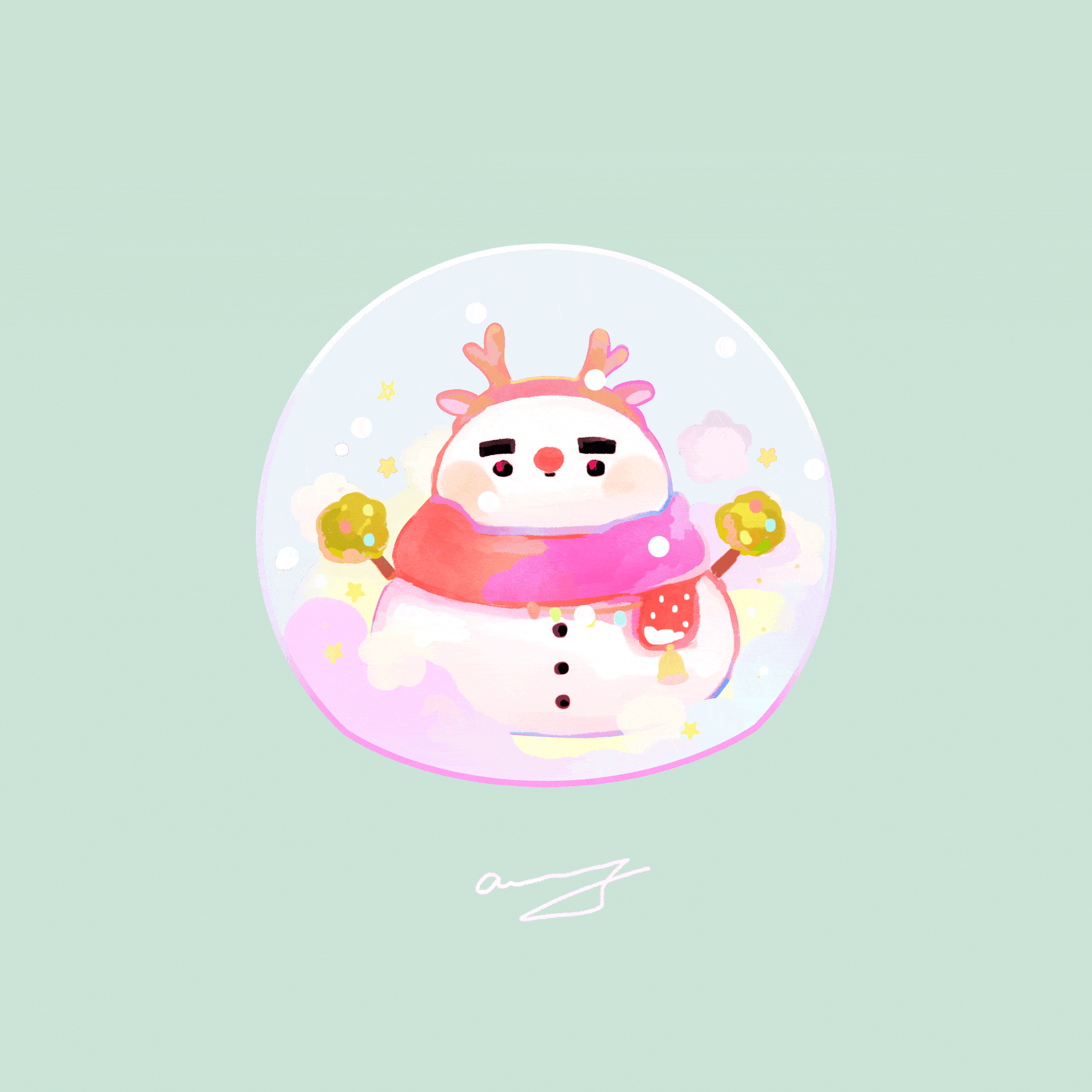 聖誕手作趴】柔軟小雪人，在冬夜暖暖你的心（已截止） - 愛麗絲手作坊, image size:2048x2048