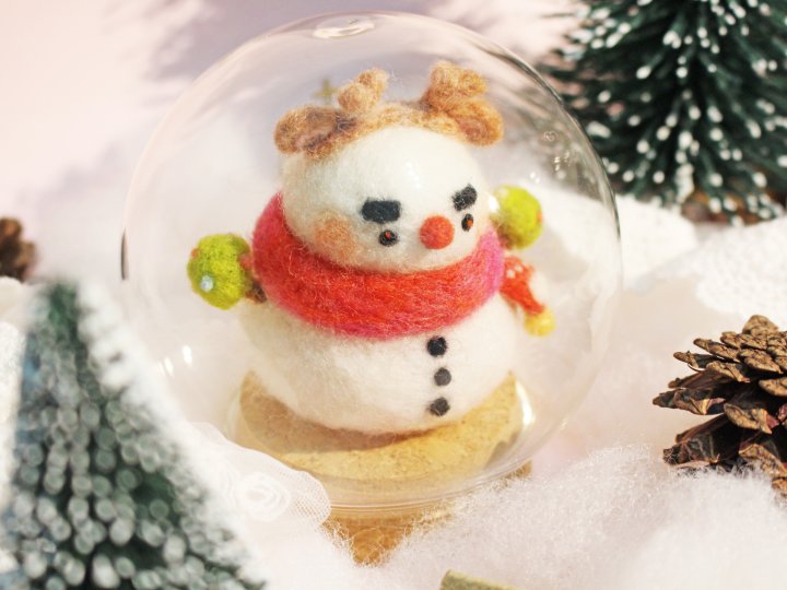 【聖誕手作趴】柔軟小雪人，在冬夜暖暖你的心（已截止）